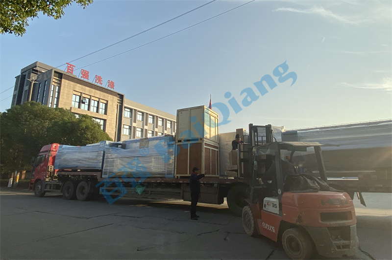 百強洗滌設(shè)備發(fā)貨湖北