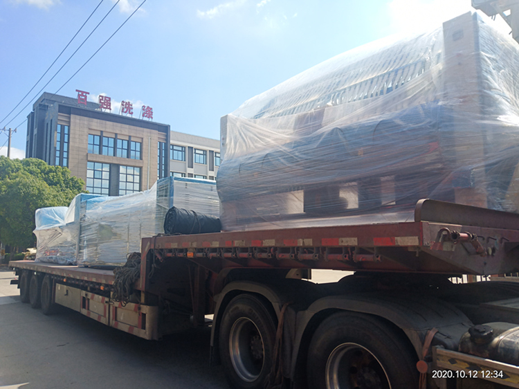 國(guó)慶節(jié)后百強(qiáng)洗滌設(shè)備發(fā)貨吉林長(zhǎng)春